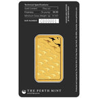 1oz Gold Minted Bar