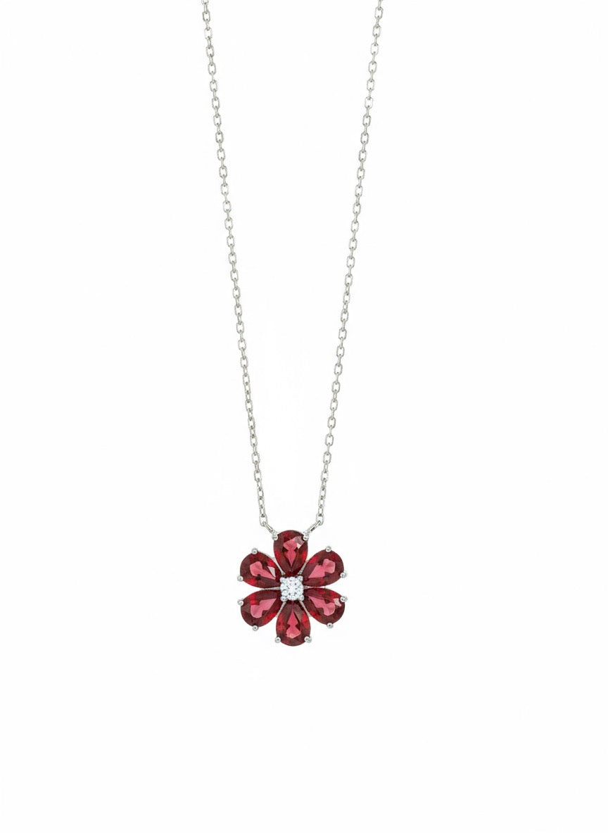 Red Flower Pendant
